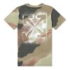 Camouflage-trykk Stencil Kort ermet Shorts