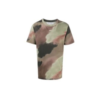 Camouflage-trykk Stencil Kort ermet Shorts