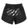 Caravaggio Arrow Mesh-treningsshorts, svart