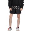 Caravaggio Arrow Mesh-treningsshorts, svart