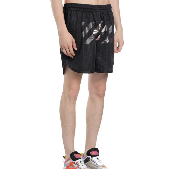 Caravaggio Arrow Mesh-treningsshorts, svart