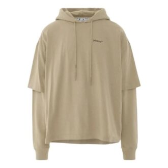 Caravaggio Arrow T-skjorte med dobbel hette «Dark Sand»