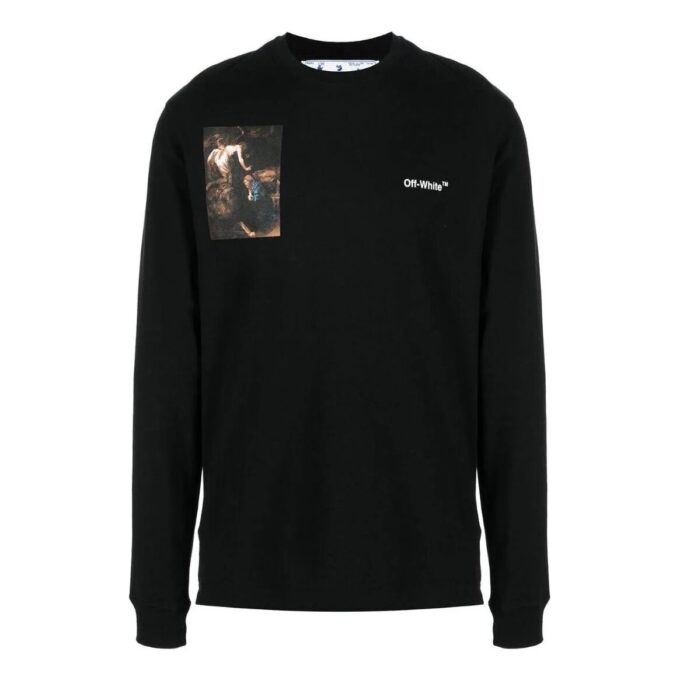 Caravaggio Lute Skate langermet T-skjorte «Black White»