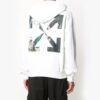 Caravaggio-maleri over hette Hvit Svart Fw20 Herre-logo-genser