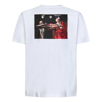 Caravaggio Paint Slim Tee «White Black»