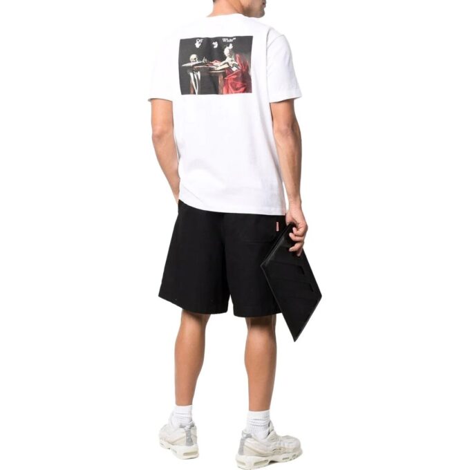 Caravaggio Paint Slim Tee «White Black»