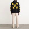 Caravaggio-Print Cotton Hoodie &laquo;Black Yellow&raquo;