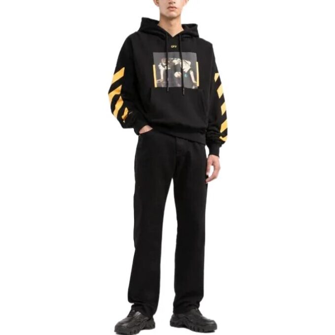 Caravaggio Print Hoodie &laquo;Black Yellow&raquo;