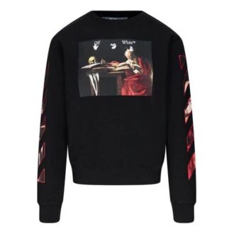 Caravaggio Slim Crewneck «Svart/Rød»