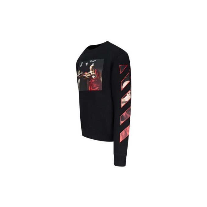Caravaggio Slim Crewneck «Svart/Rød»