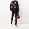 Caravaggio Slim Crewneck «Svart/Rød»