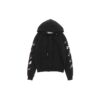 Caravaggio Square Slim Zip-hettegenser «Svart/Flerfarget»