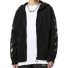 Caravaggio Square Slim Zip-hettegenser «Svart/Flerfarget»