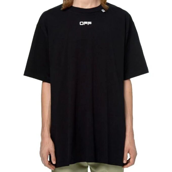 Caravaggio Square SS Over Tee «Svart Hvit»