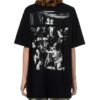 Caravaggio Square SS Over Tee «Svart Hvit»