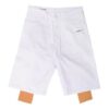 Casual shorts i bomull med logo-trykk, hvite