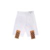 Casual shorts i bomull med logo-trykk, hvite