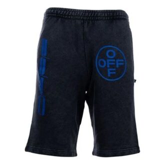 Casual shorts med alfabetlogo, grå