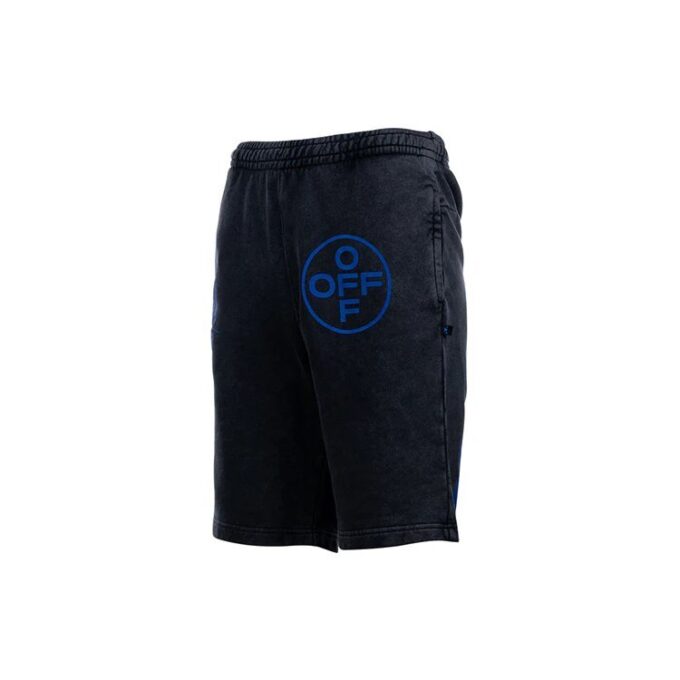 Casual shorts med alfabetlogo, grå