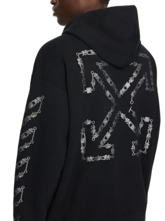 Chain Arrow Diagonal Skate-hettegenser