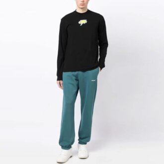 Chain Arrow Slim Sweatpants &laquo;Duck Green