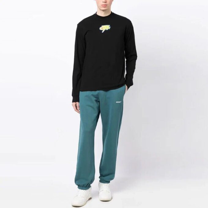 Chain Arrow Slim Sweatpants &laquo;Duck Green