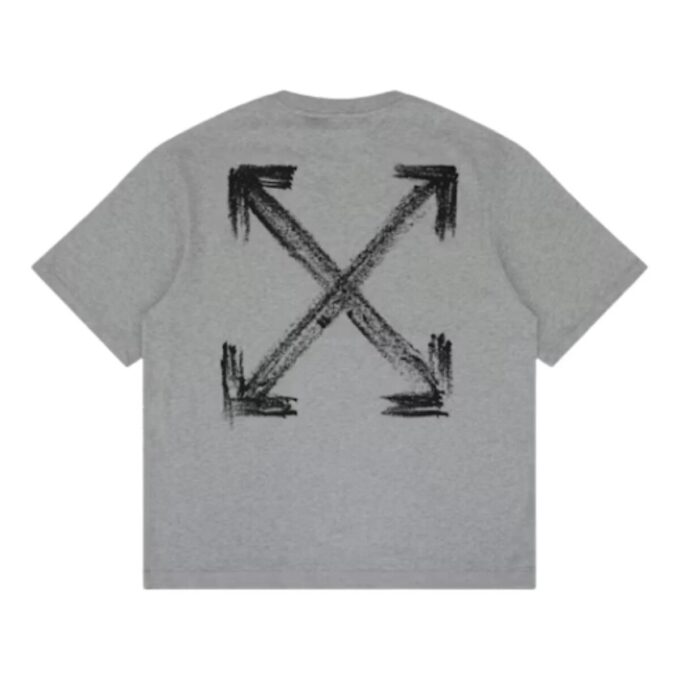 Chalk Arrow Fit T-skjorte «Heather Grey»