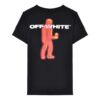 Character Earth-trykt T-skjorte «Black Red»