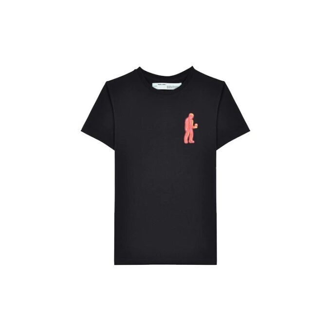 Character Earth-trykt T-skjorte «Black Red»