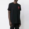 Character Earth-trykt T-skjorte «Black Red»