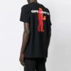 Character Earth-trykt T-skjorte «Black Red»