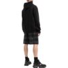 Check-Print Shorts «Black Grey»