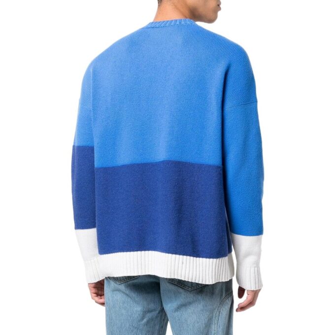 Color Block Off Rundhals