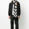 Cotton Icon Classic skjerf svart/hvitt