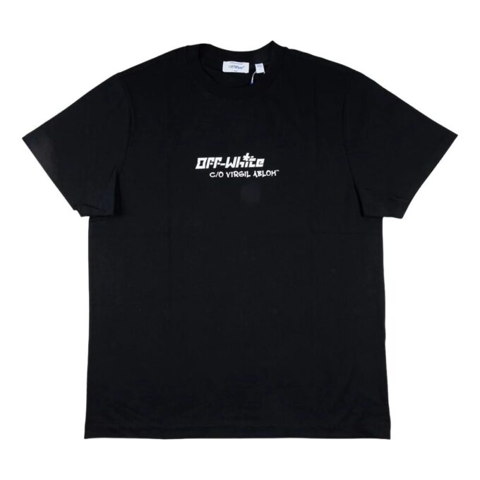 Cryst Croco Slim Fit T-skjorte «Svart»