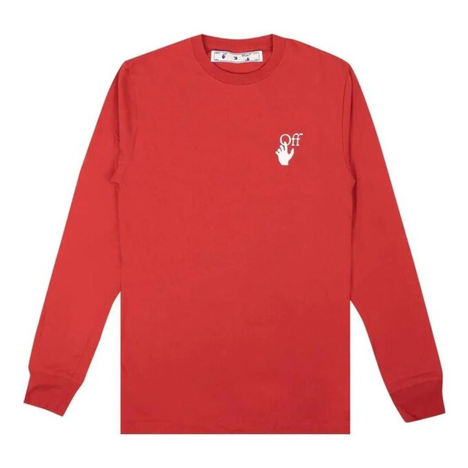 Cut Here langermet T-skjorte «Red»