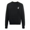 Cut Here-logo-trykk, genser, svart