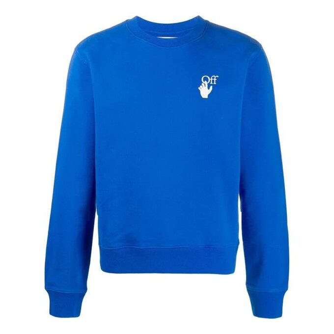 Cut Here Logo-trykk Pullover Blå