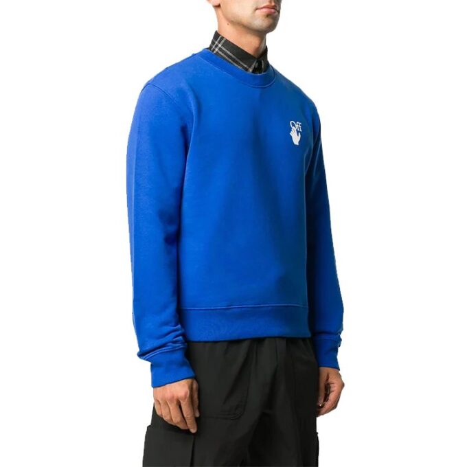 Cut Here Logo-trykk Pullover Blå