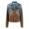 Degrade Gradient Denim Jacket Slim Fit-versjon