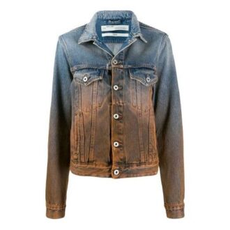 Degrade Gradient Denim Jacket Slim Fit-versjon