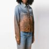 Degrade Gradient Denim Jacket Slim Fit-versjon