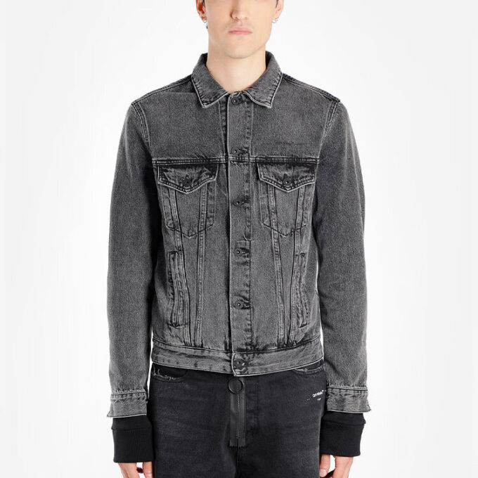 Denim Distressed Jacket &laquo;Black&raquo;