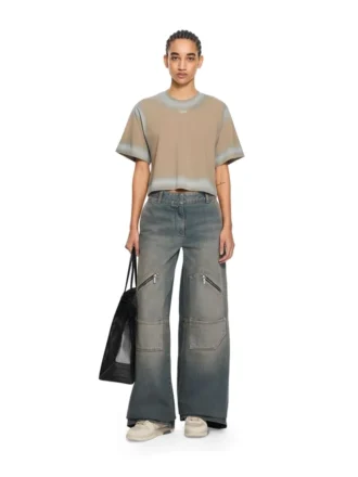 Denimbukser med store lommer