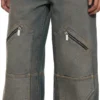 Denimbukser med store lommer