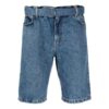 Denimshorts med belte