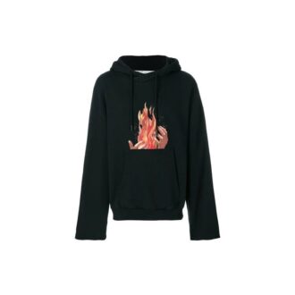 Diag Fire Back Zip-hettegenser