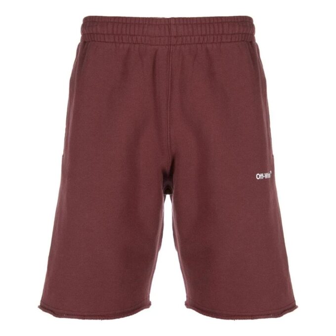 Diag Helvetica Sweatshort «Barolo»