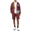 Diag Helvetica Sweatshort «Barolo»