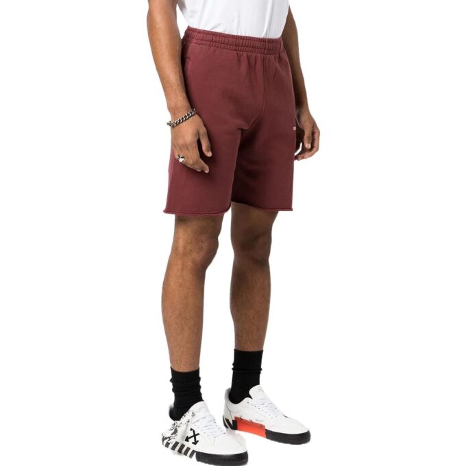 Diag Helvetica Sweatshort «Barolo»